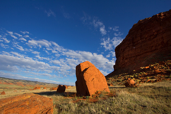 Red Wall Monolith