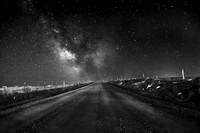 Milkyway and country road