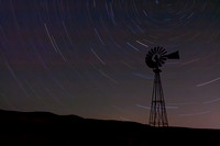 Star Trails and windmill
